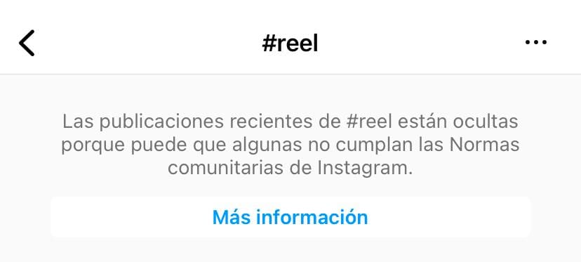 hashtags prohibidos en instagram