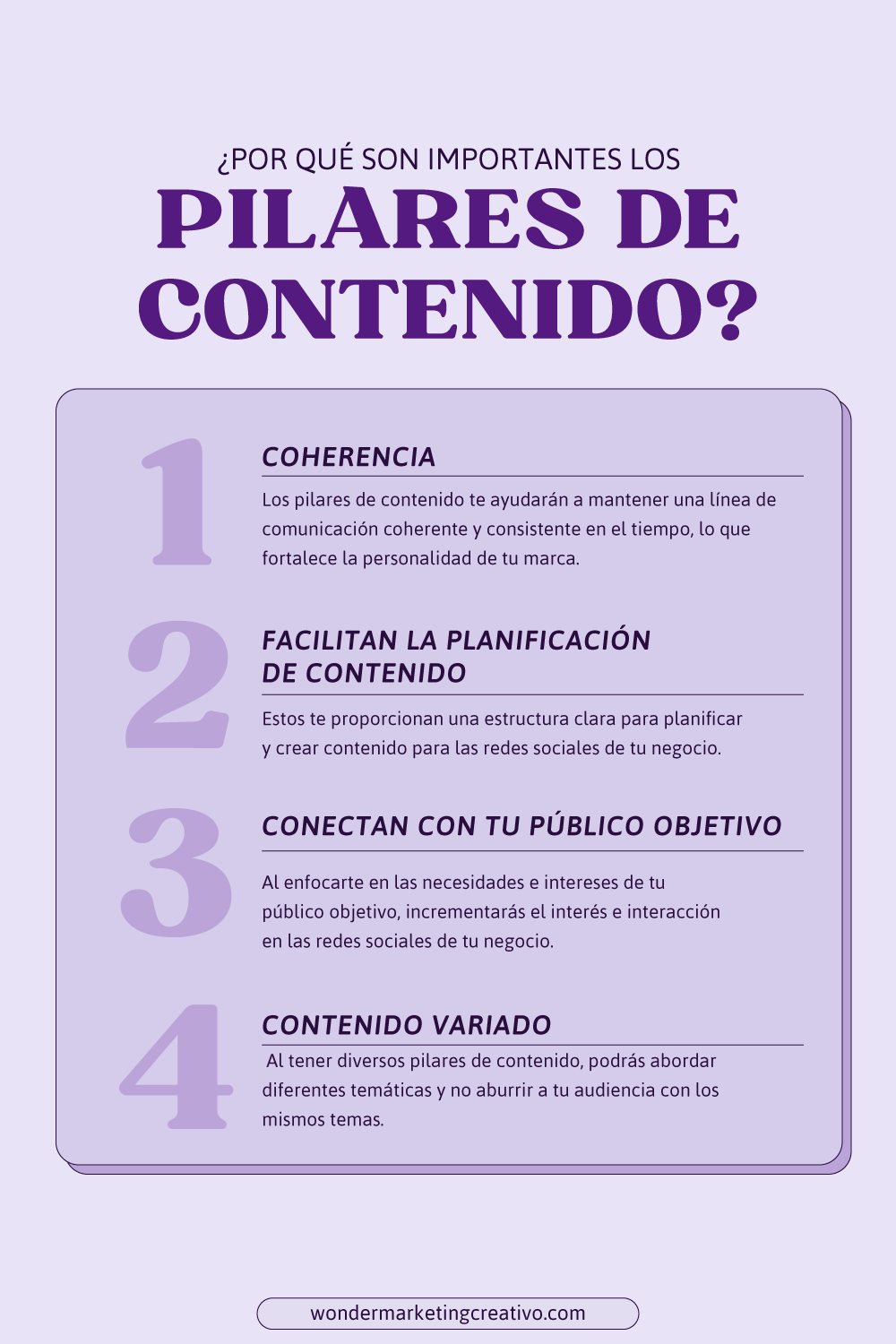 ¿cómo Escoger Los Pilares De Contenido Para Mi Marca Wonder